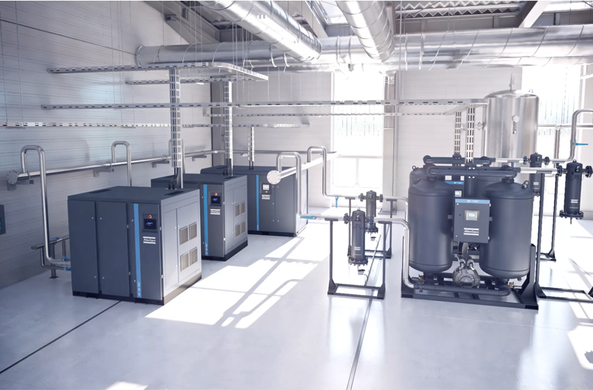 一級能效空壓機站_半導體行業